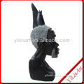 Black Marble Man Head Statue Sculpture YL-T120